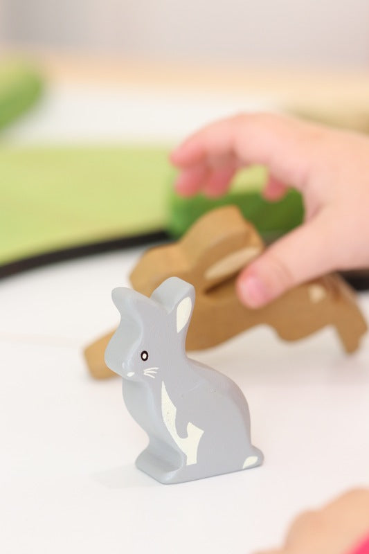 Tender Leaf Rabbit Wooden Animal