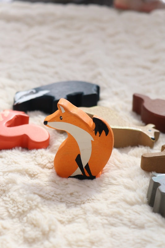 Tender Leaf Fox Wooden Animal