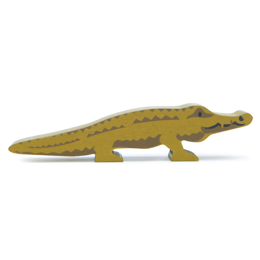 Tender Leaf Crocodile Wooden Animal