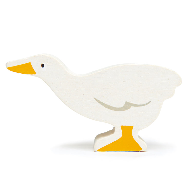Tender Leaf Goose Wooden Animal