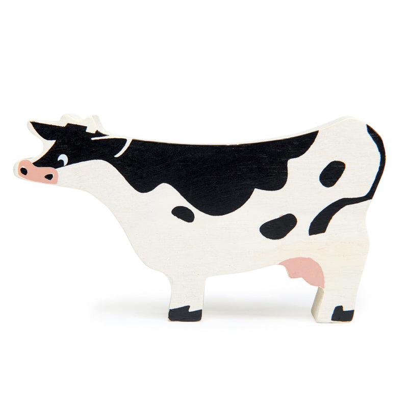 Tender Leaf Cow Wooden Animal