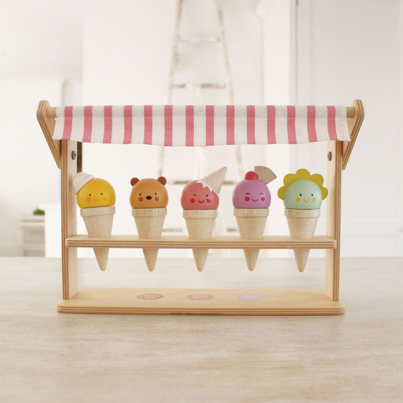 Tender Leaf Ice Cream Scoops and Smiles