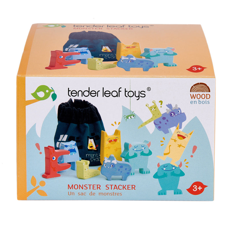 Tender Leaf Stacking Monsters with Bag