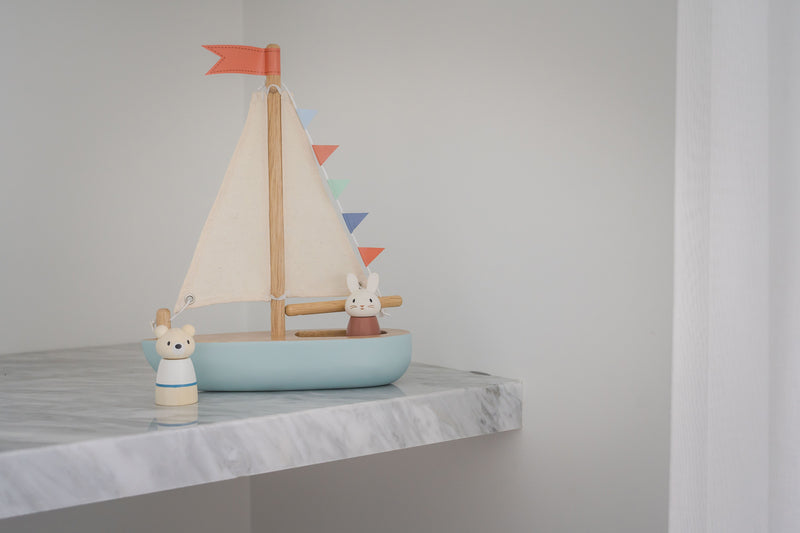 Tender Leaf Sailaway Boat Wooden