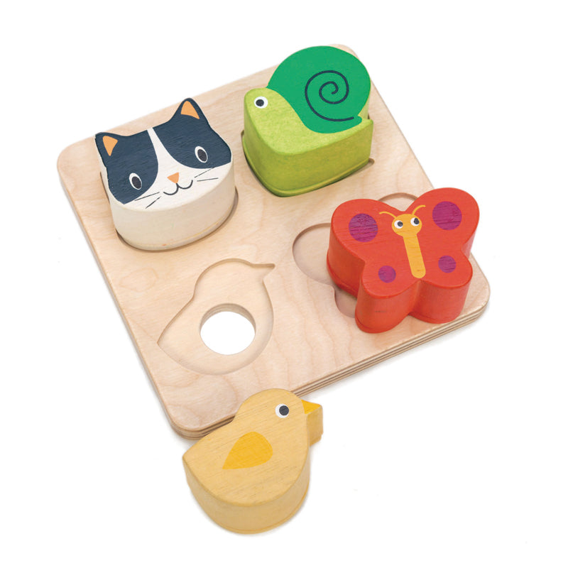 Tender Leaf Touch Animal Sensory Tray