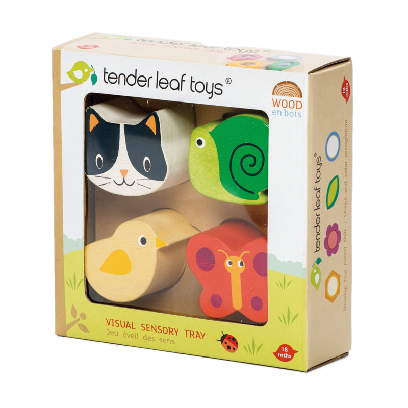 Tender Leaf Touch Animal Sensory Tray