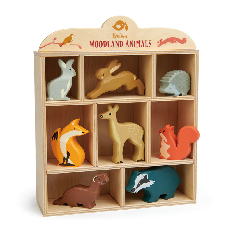 Tender Leaf Woodland Animals Display Shelf Set