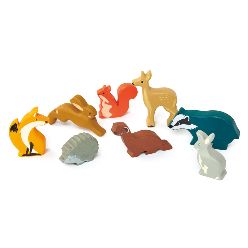 Tender Leaf Woodland Animals Display Shelf Set