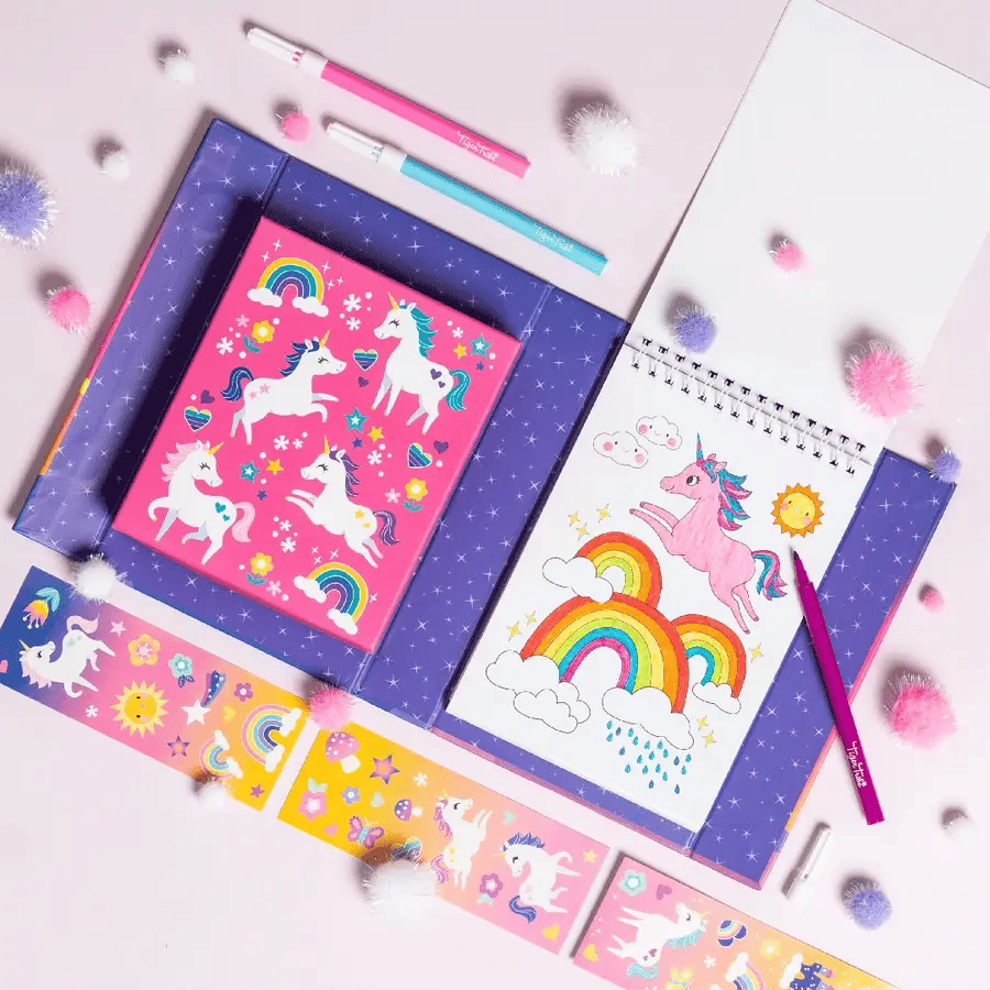 Tiger Tribe Colouring Set - Unicorn Magic