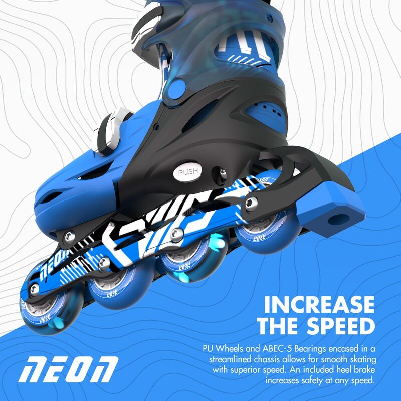 Yvolution - Neon Combo Skates Blue