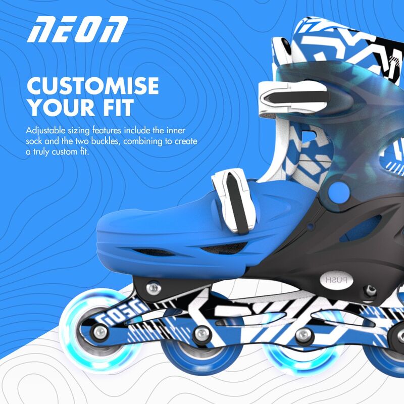 Yvolution - Neon Combo Skates Blue