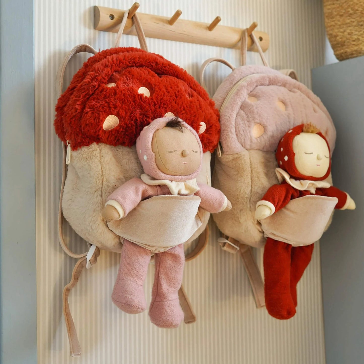 Olli Ella - Hopalong Mushroom Backpack - Pink