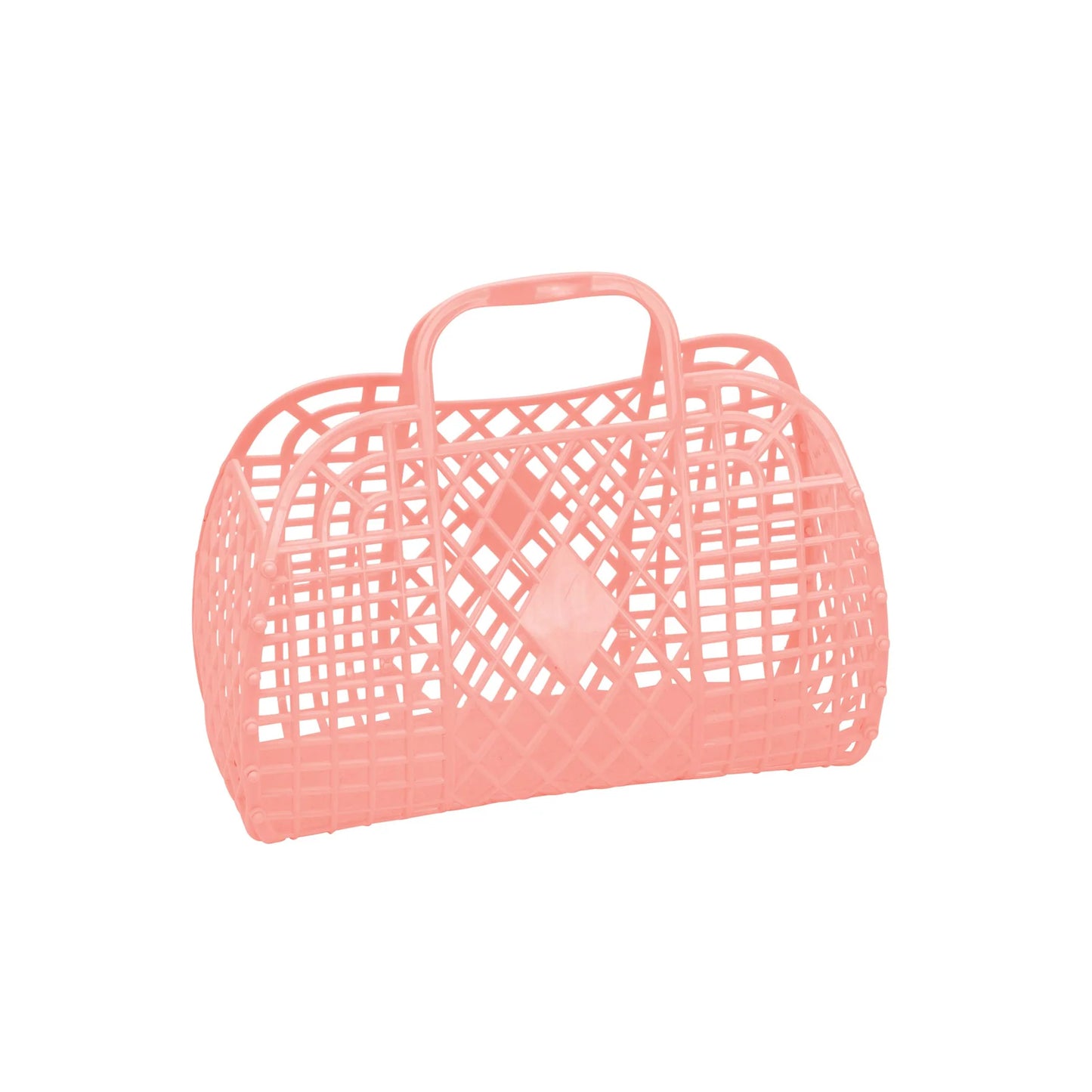 Sun Jellies Retro Basket Small - Peach