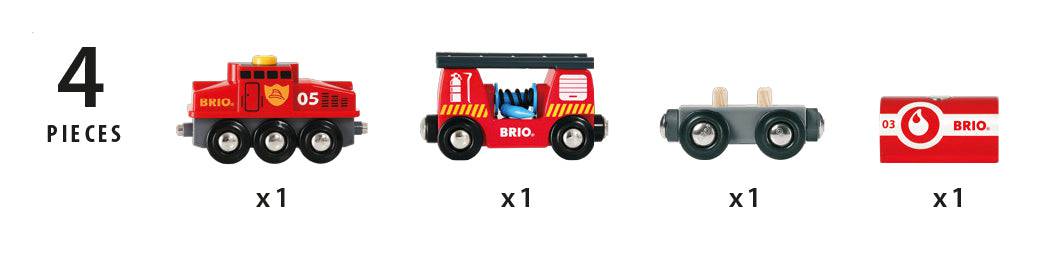 BRIO Rescue Firefighting Train