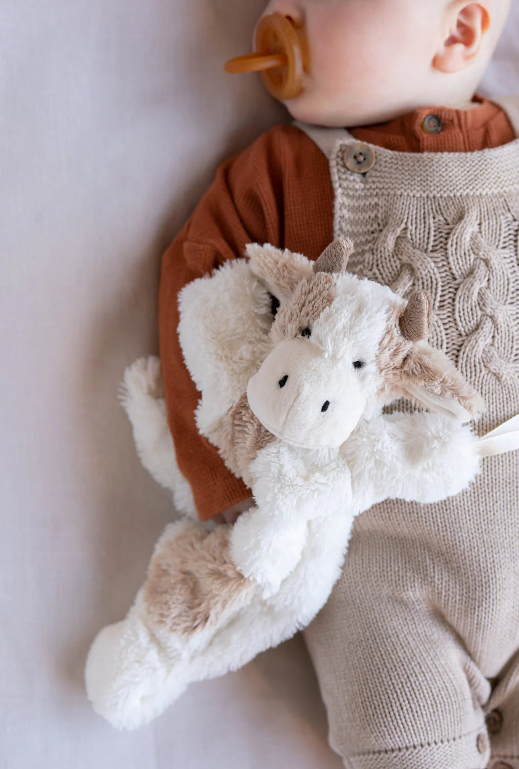 Nana Huchy - Clover the Cow Hoochy Coochie Puppet Comforter | Beige