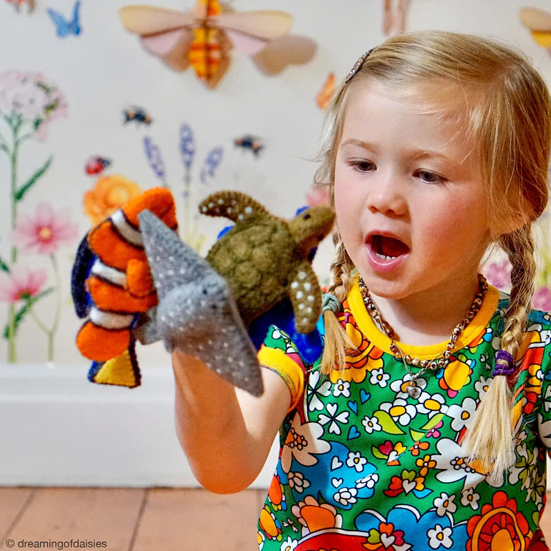 Tara Treasures - Australian Coral Reef Under the Sea -Finger Puppet Set