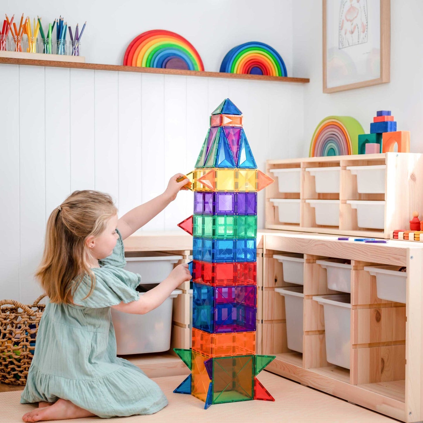 Connetix Tiles Rainbow Creative Pack 102 Piece