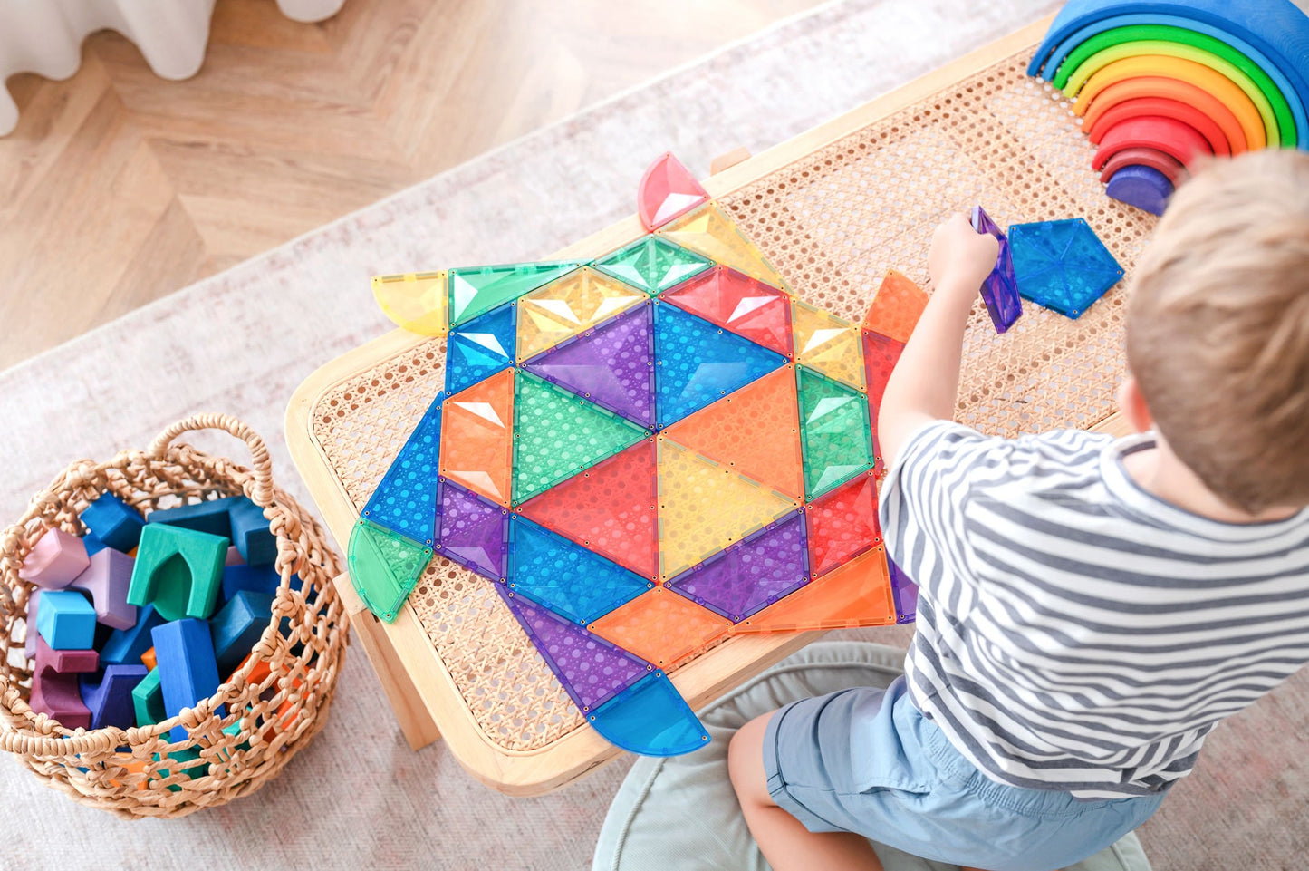 Connetix Tiles Rainbow Shape Expansion Pack 36 Piece