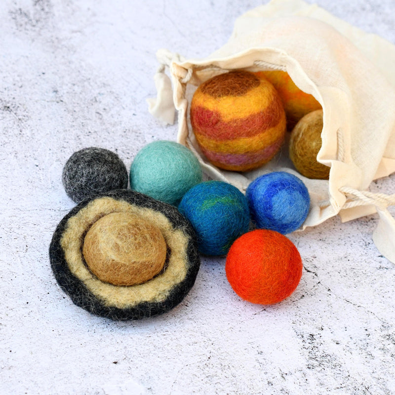Tara Treasures - Solar System Space Felt Planets