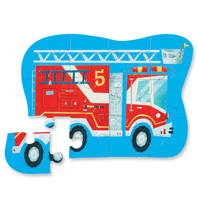 Crocodile Creek - Mini Puzzle - Fire Truck 12pc