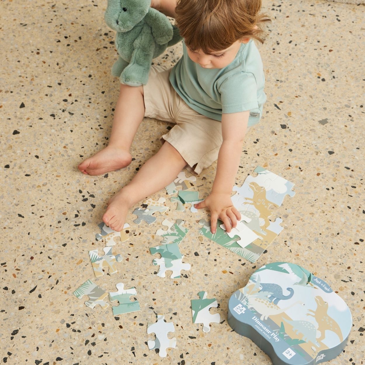 Jiggle & Giggle - Dinosaur Play Jigsaw 24pc Puzzle