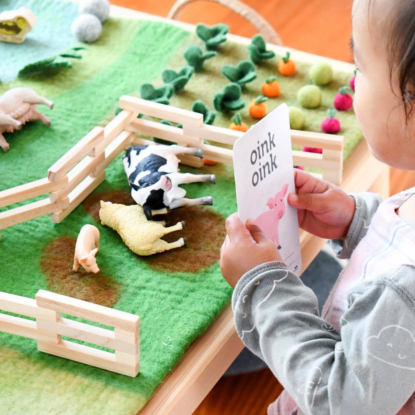 Tara Treasures - Large Farm Play Mat Playscape