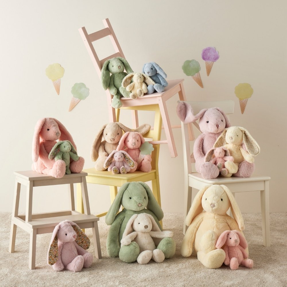 Jiggle & Giggle - Floral Pink Bunny Medium