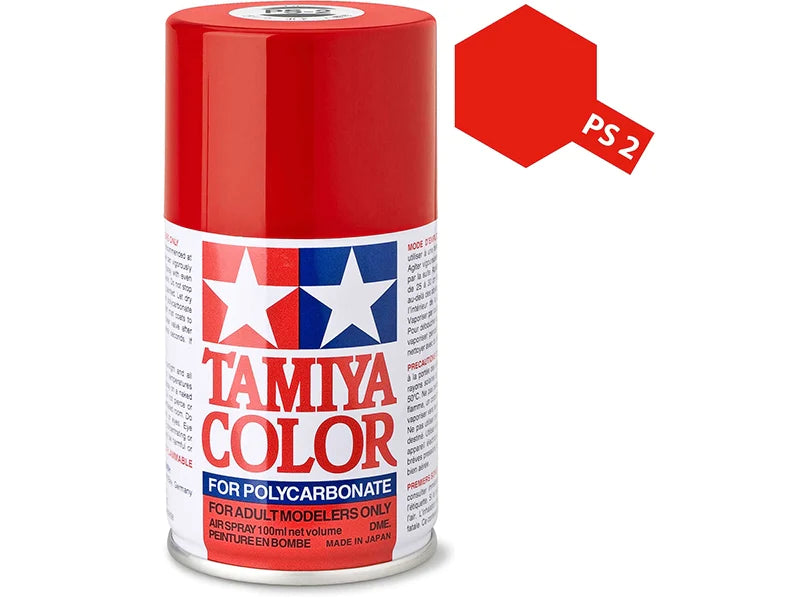 Tamiya Polycarbonate Spray (PS) 100mL Paint Cans