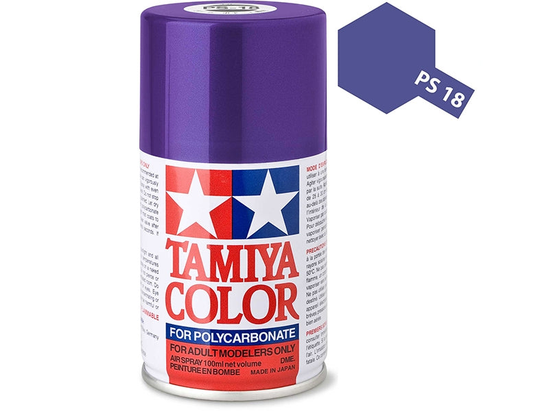 Tamiya Polycarbonate Spray (PS) 100mL Paint Cans