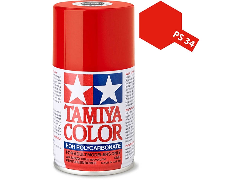 Tamiya Polycarbonate Spray (PS) 100mL Paint Cans