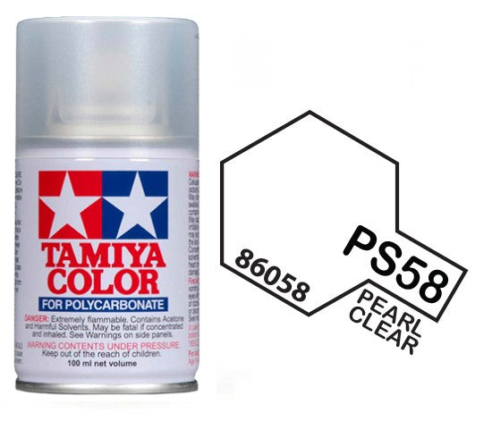 Tamiya Polycarbonate Spray (PS) 100mL Paint Cans