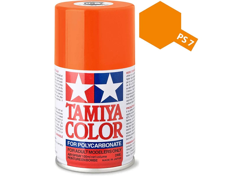 Tamiya Polycarbonate Spray (PS) 100mL Paint Cans