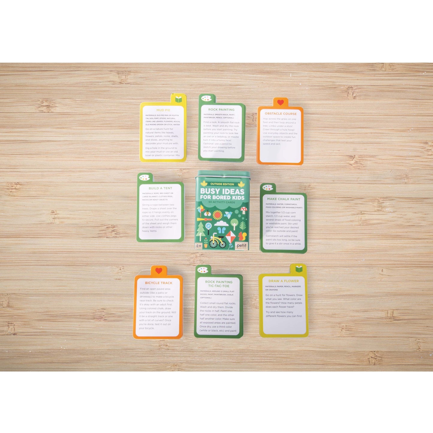 Petit Collage - Busy Ideas For Bored Kids: Outdoor Edition