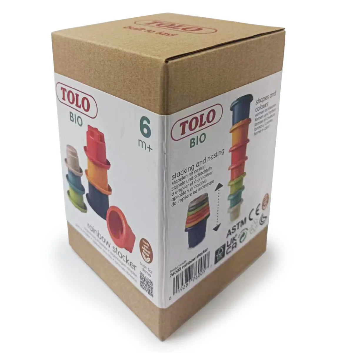 Tolo Toys - Bio Rainbow Stackers