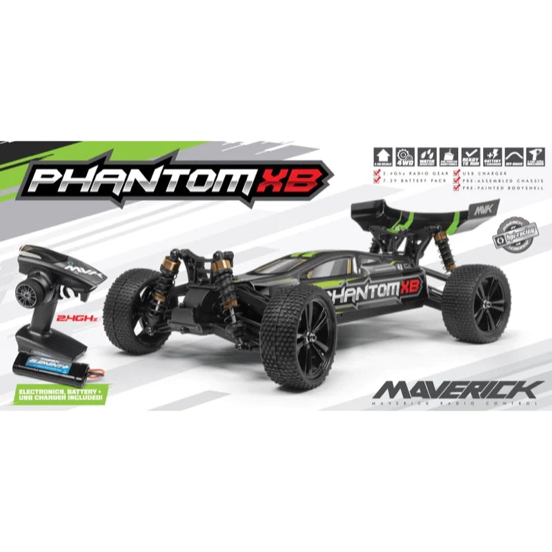 Maverick Phantom XB 1/10 Brushed Electric Buggy 150075