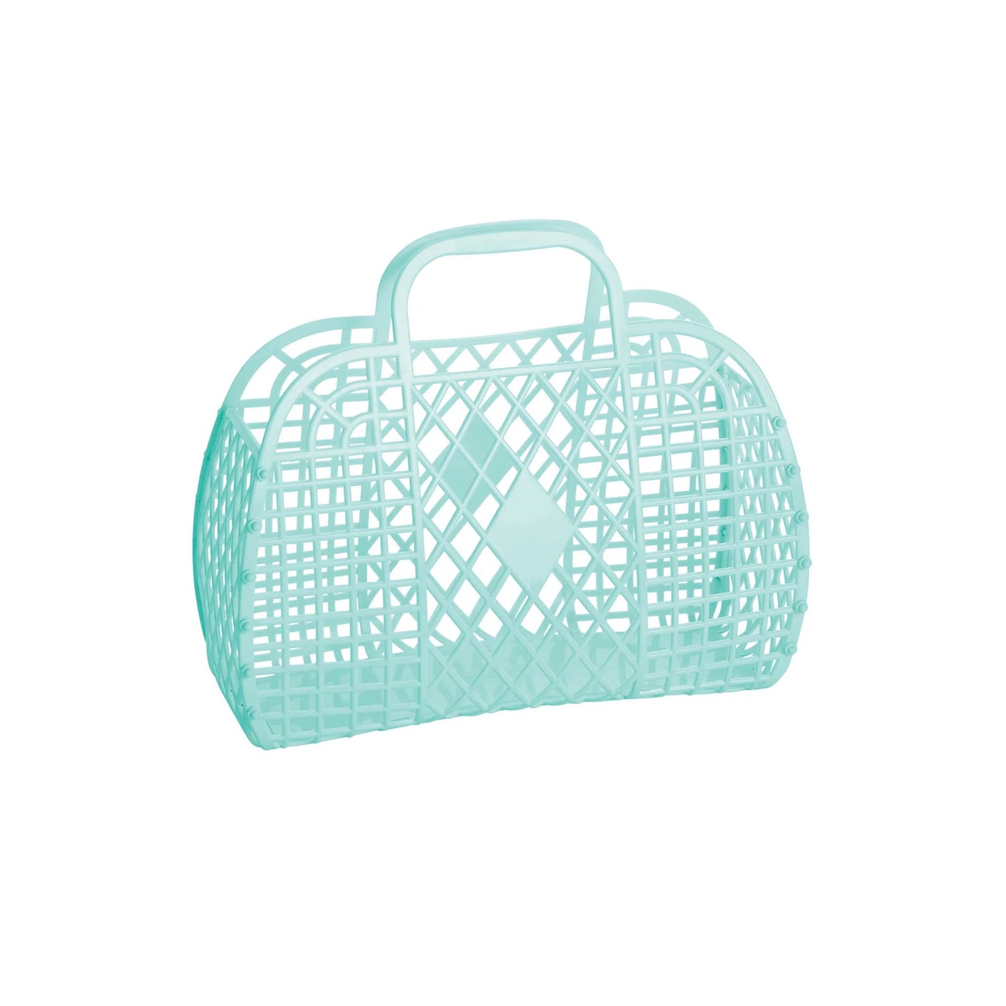 Sun Jellies Retro Basket Small - Mint