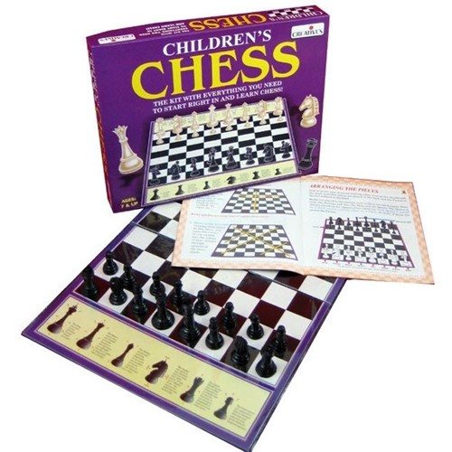 Childrens chess board game