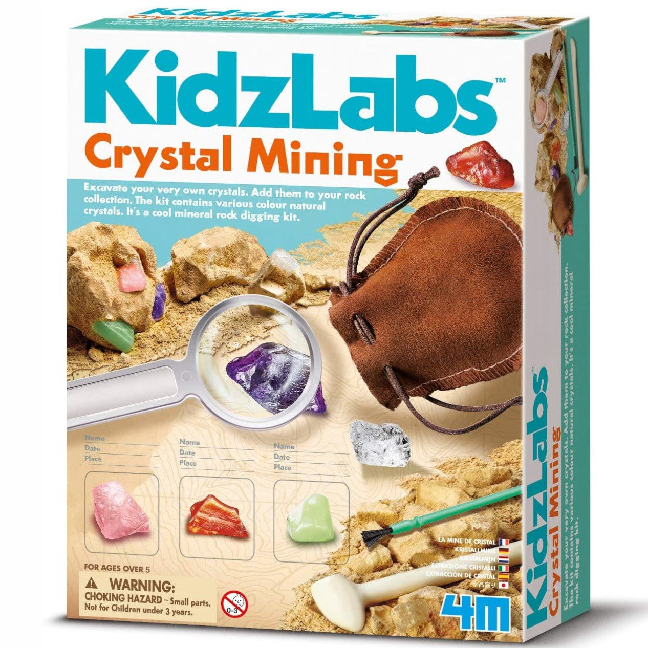 4M KidzLabs Crystal Mining