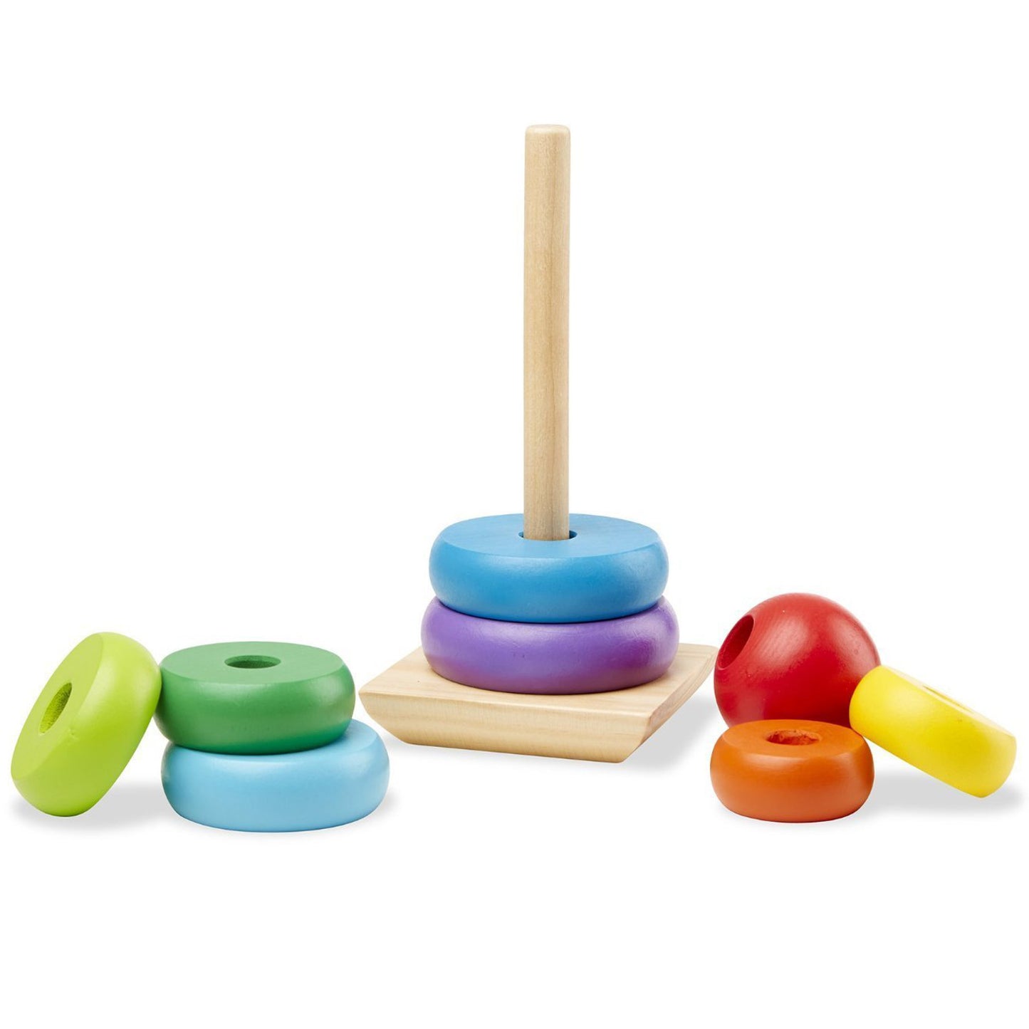 Melissa and Doug Rainbow Stacker Toy 3