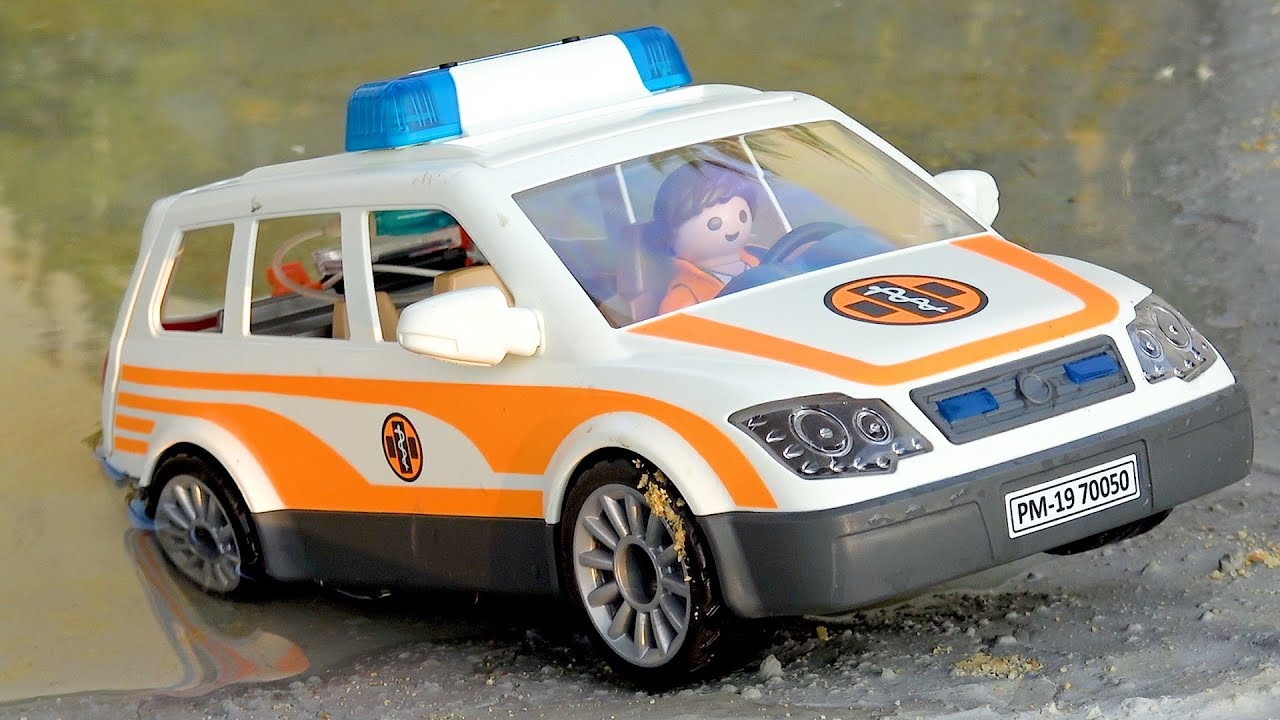 Playmobil City Life Emergency Car with Siren - 70050