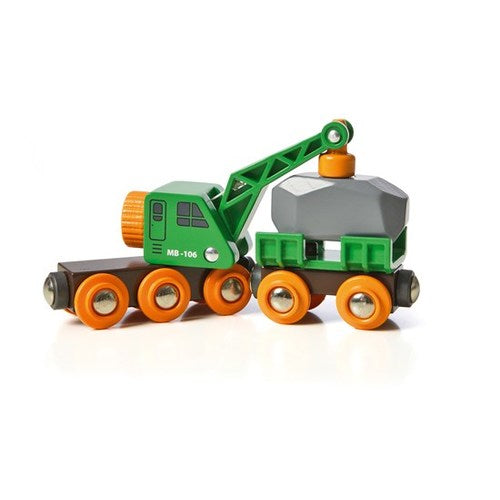Brio Train Clever Crane Wagon