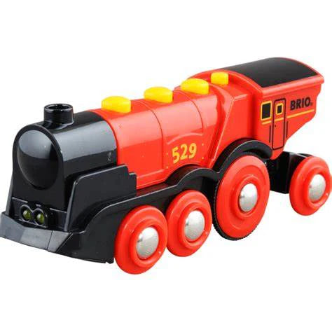 Brio Train Mighty Red Action Locomotive Battery Powered