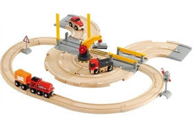 Brio Rail and Road Crane Set - K and K Creative Toys