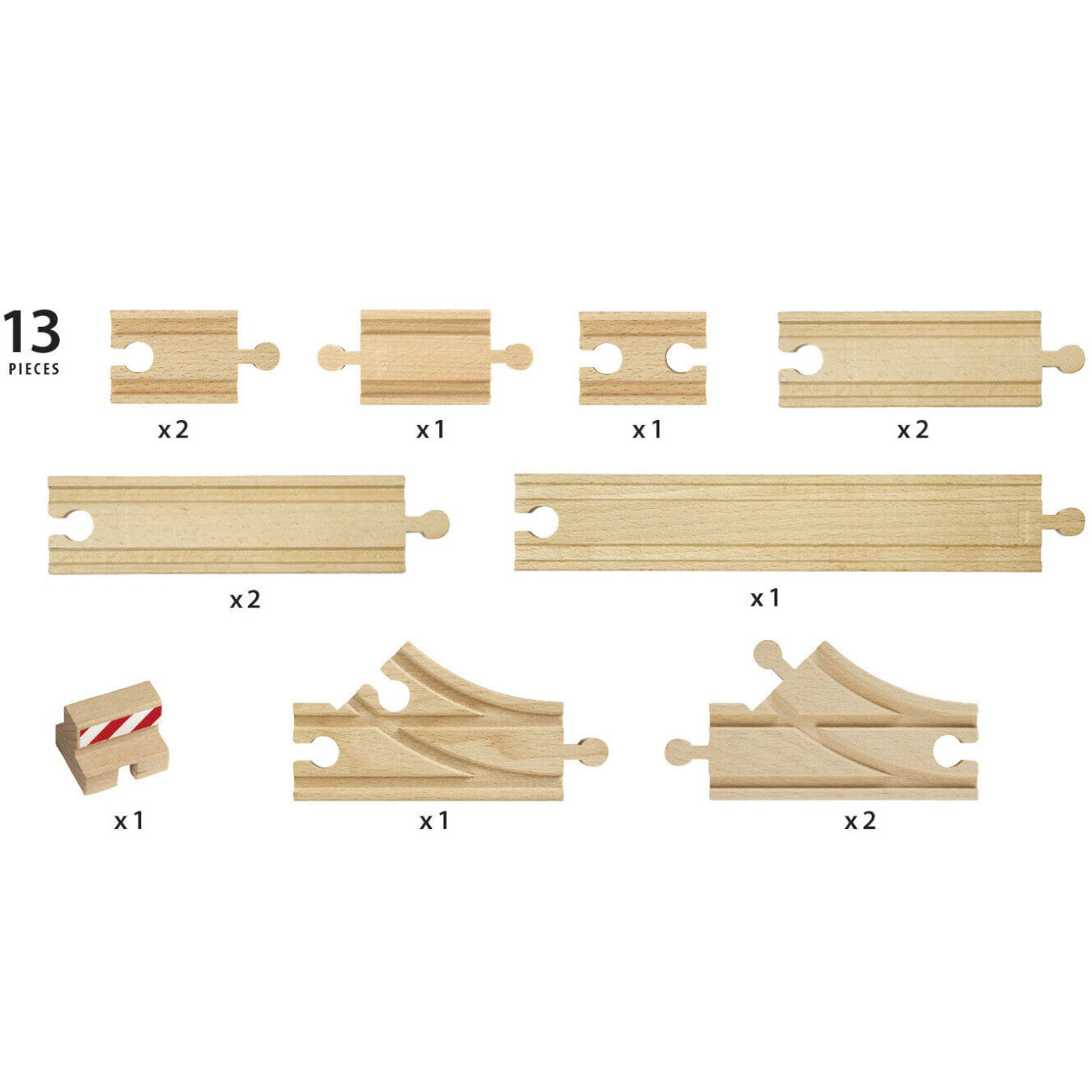 Brio Starter Track Pack Wooden 2