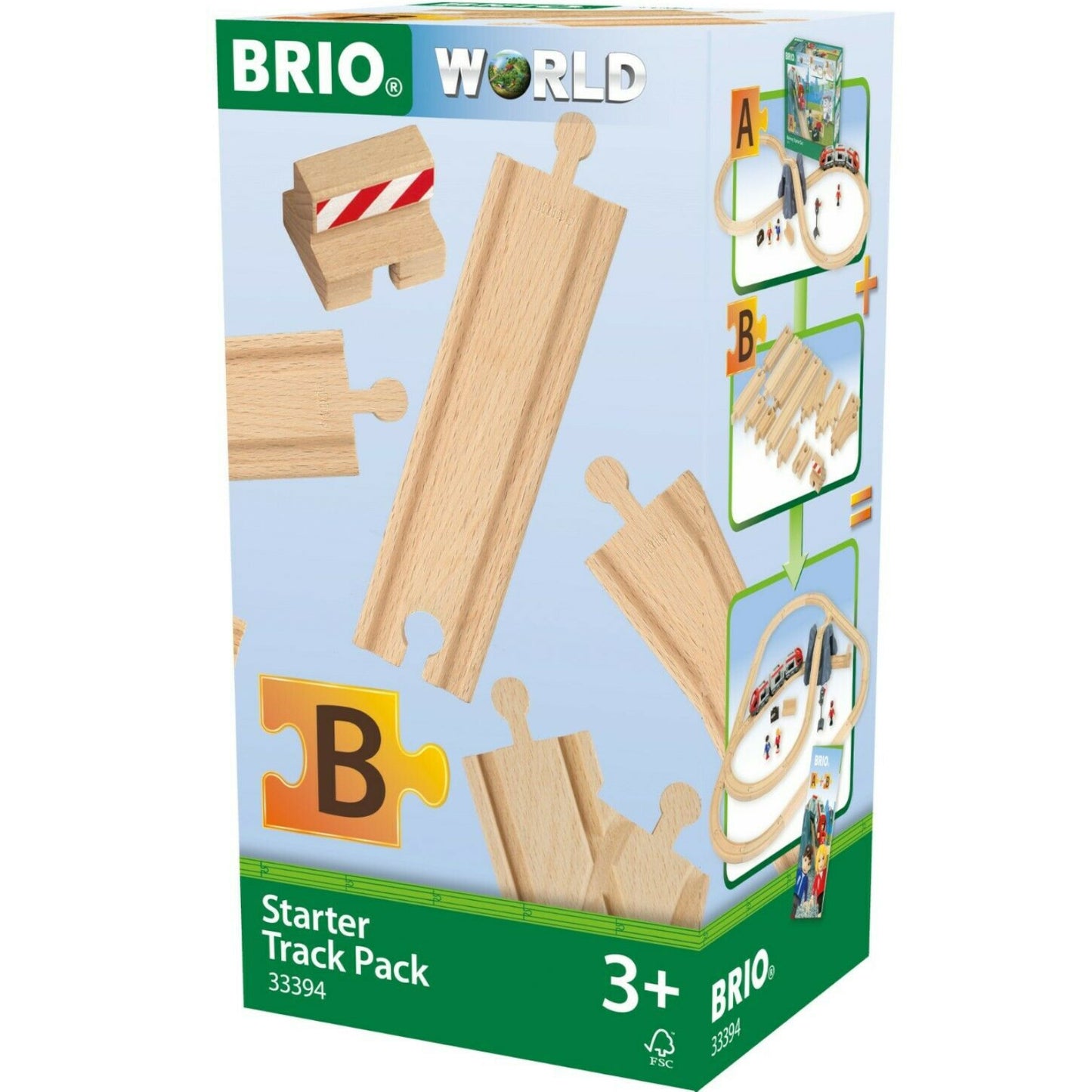 Brio Starter Track Pack Wooden