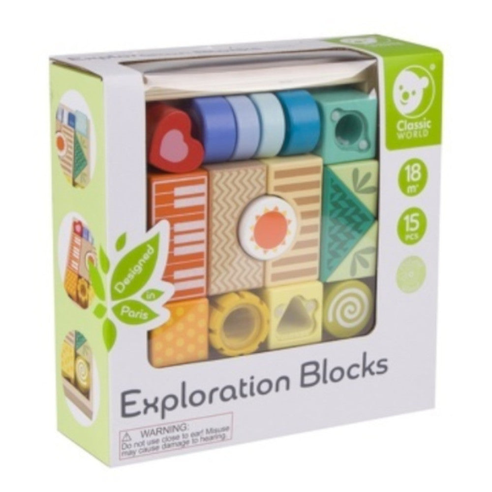 Classic World Exploration Blocks 15pc 2