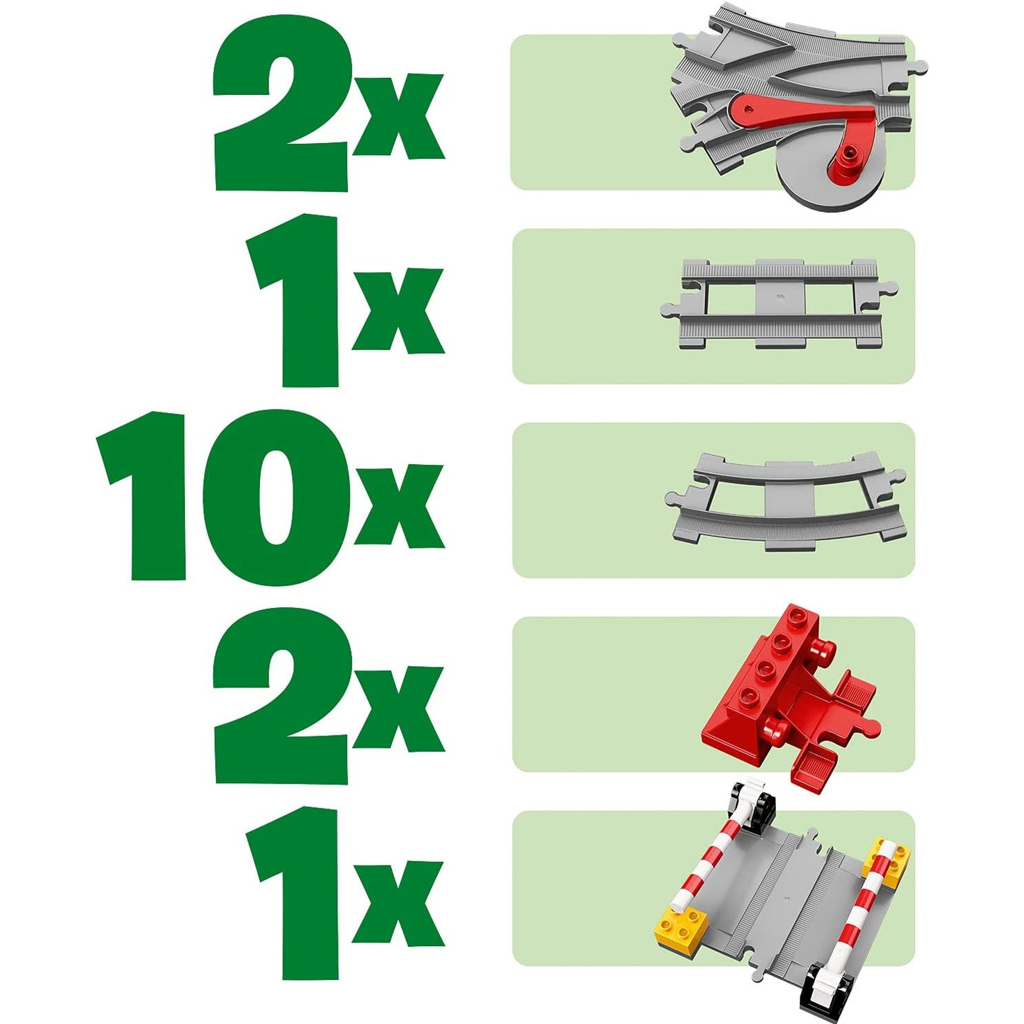 DUPLO by LEGO Train Tracks 10882 1