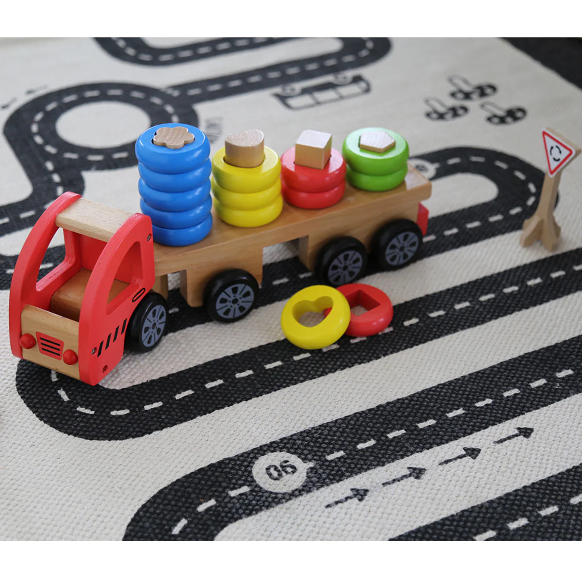 Discoveroo Truck Sort N Stack Wooden