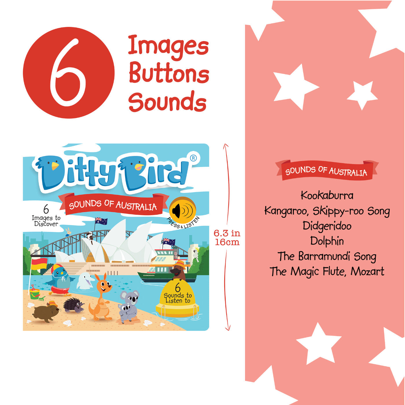 Ditty Bird Sounds of Australia Board Book 1