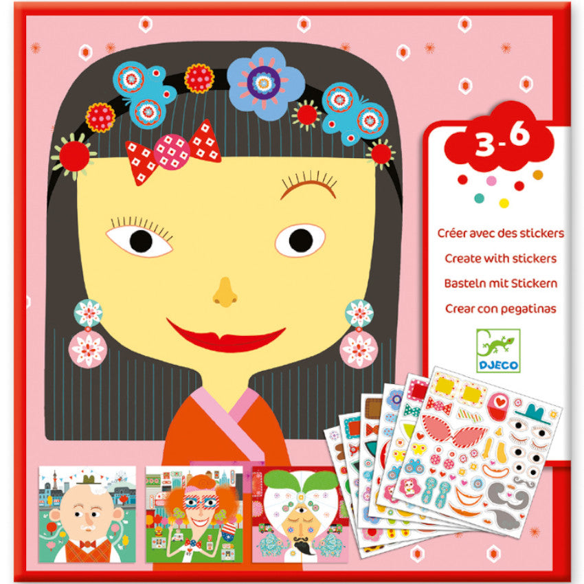 Djeco Create with Stickers